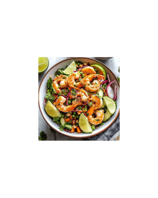 Salade thaï aux crevettes