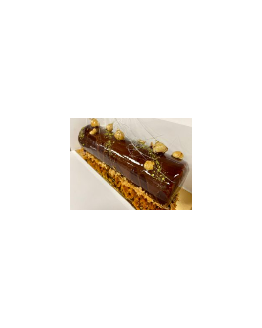 Bûche chocolat praliné 8/10 personnes