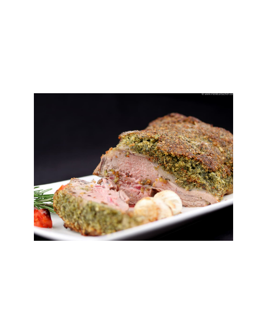 Carré d’agneau en persillade et ses accompagnements