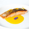 Pavé de saumon et sauce citron rôti